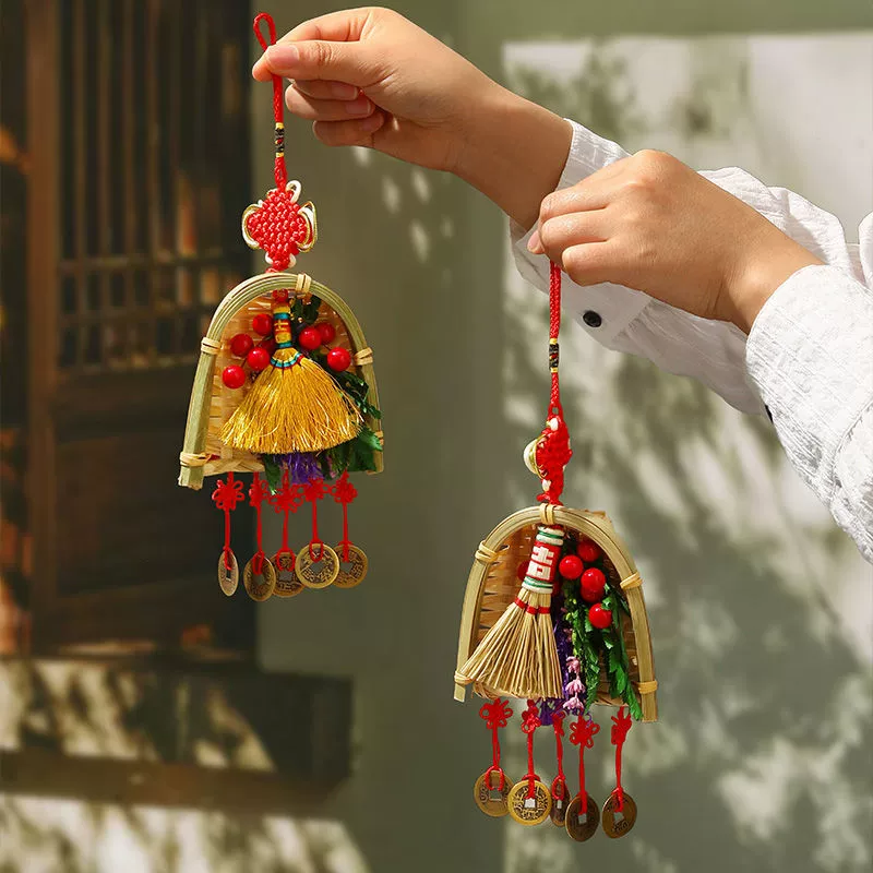 Подвеска в виде пакетика на фестиваль драконьих лодок, подарок на мероприятие, подвеска в виде метлы, подарочная коробка, сувенир, подвеска в виде рисовых пельменей на фестиваль драконьих лодок, украшение