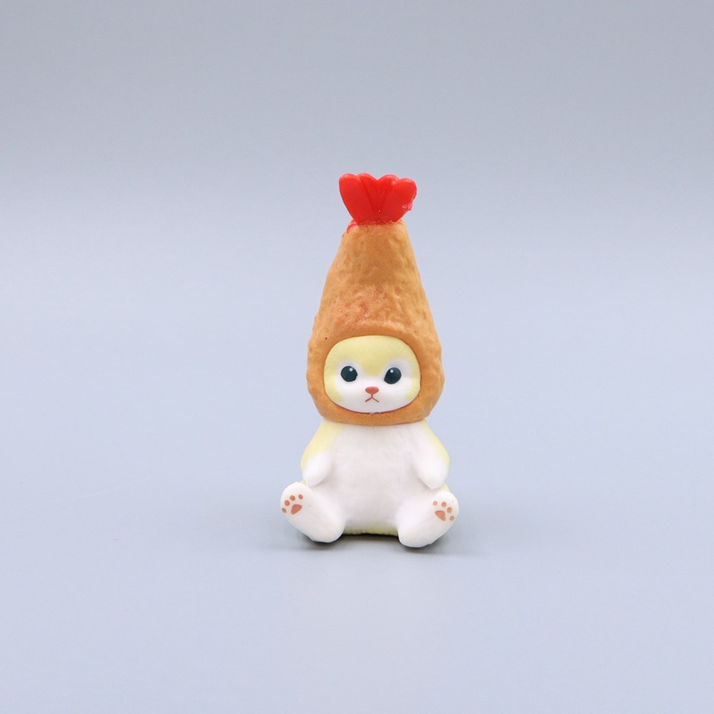 5 개의 상어 고양이 튀긴 새우 고양이 인형 DIY 베이킹 케이크 장식 장식 잡아 인형