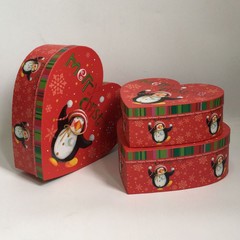 ハート型包装箱、ギフトボックス、クリスマス専用キャンディギフト包装箱、誕生日プレゼント、ハート型包装箱