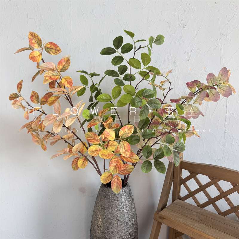 3D Simulation Lagerstroemia indica Leaf, Money Leaf, Soft Pack, Green Plant Series, Hanging Base Row Forest Wild Forest Photography