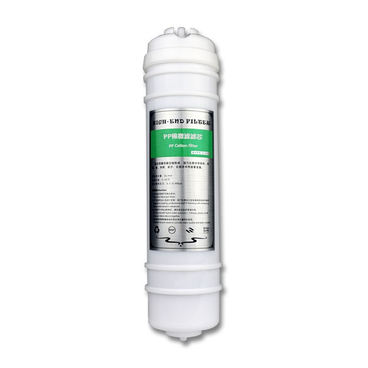 Fábrica al por mayor de Corea conexión rápida PP filtro de algodón de 10 pulgadas enchufe rápido PP algodón integrado meltblown PP núcleo