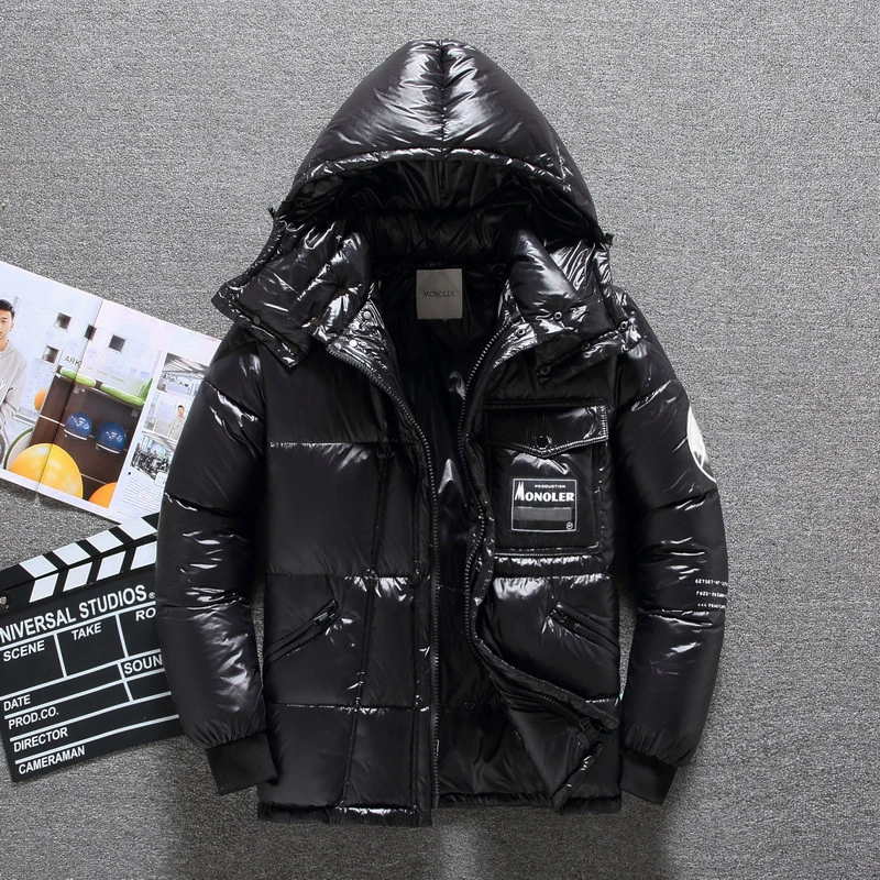 Новая оптовая короткая пуховая куртка для трансграничной внешней торговли, свободная модная утолщенная куртка для пары со звездой Фудзивара Хироши, куртка с молнией