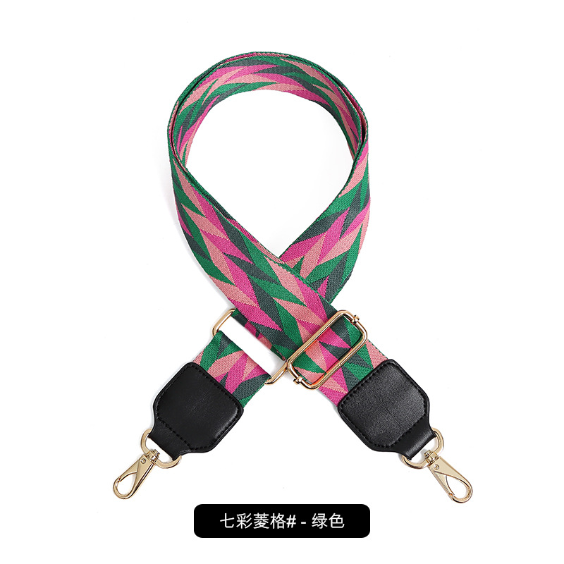 화려한 마름모-녹색