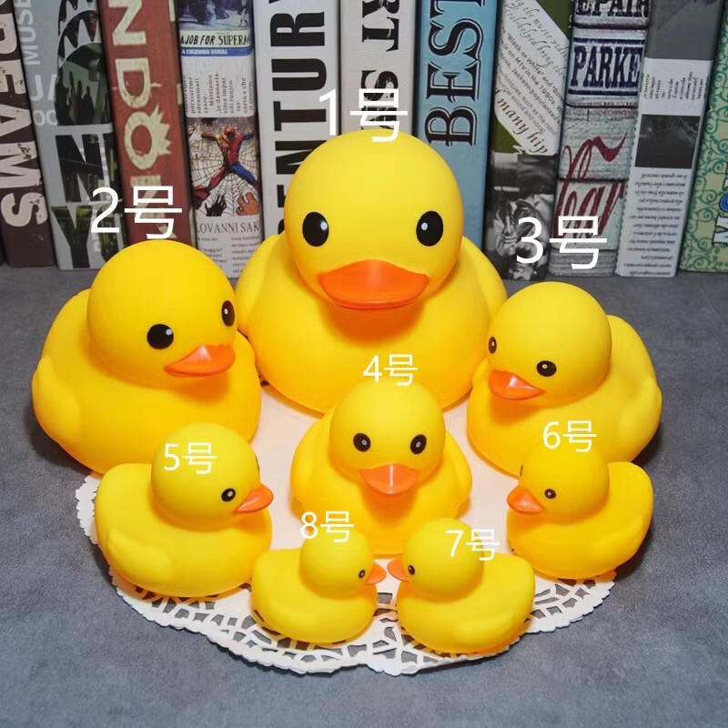 Print LOGO brand duck king super big 1, 2, 3, 4, 5, 6, 7, 8 duck port yellow duck play toy
