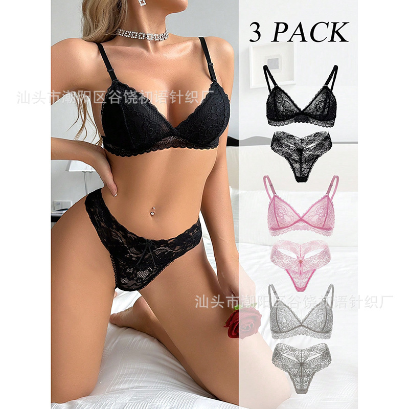 sexy lace wireless bra