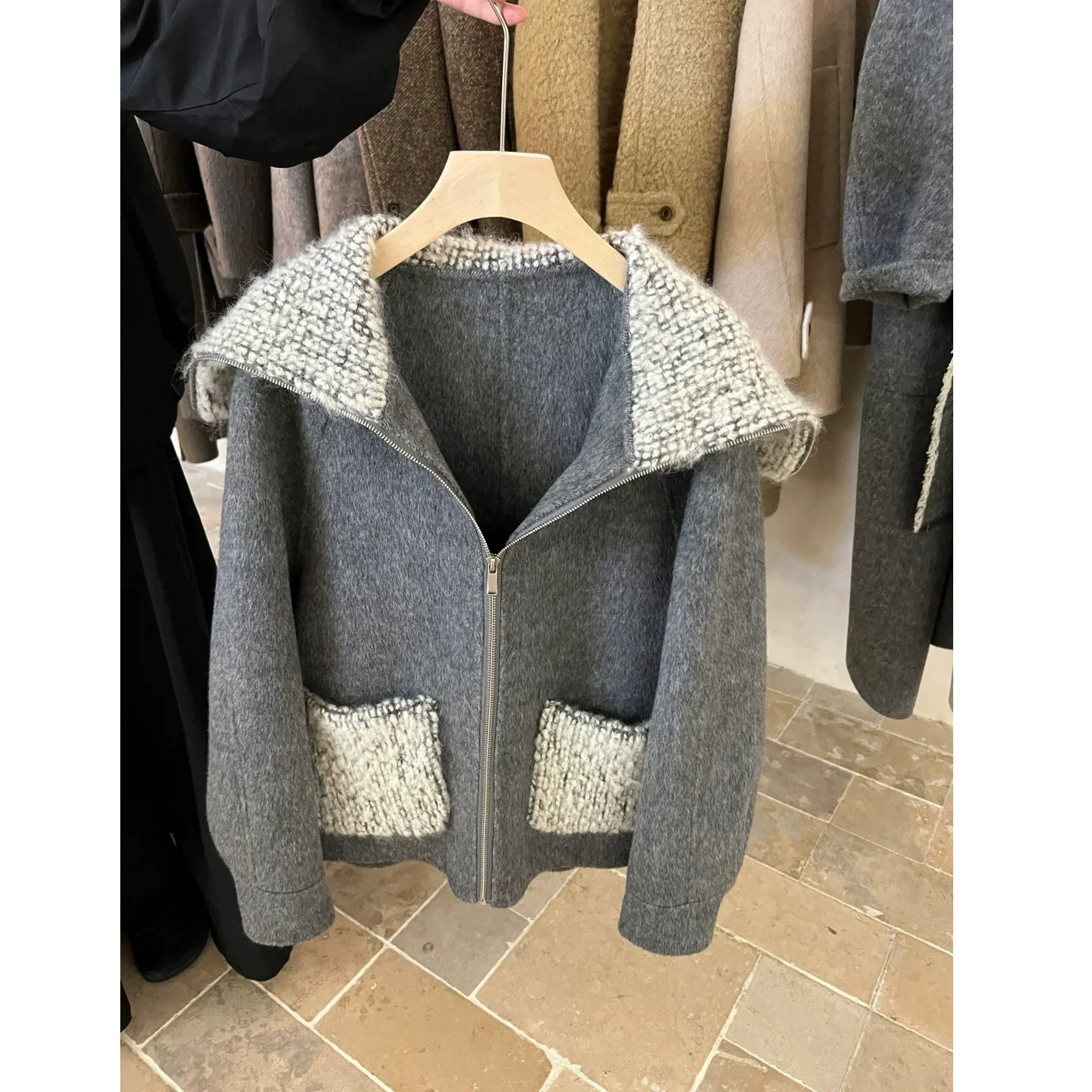 Winter South Korean navy goods, jacket