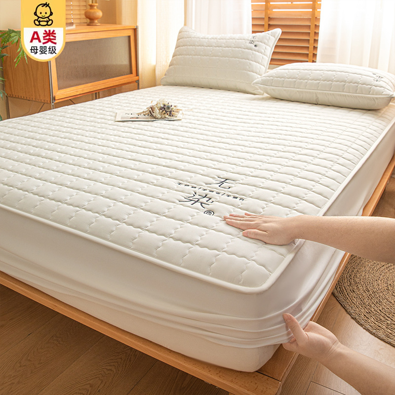 Una funda de cama acolchada de categoría individual 2025 nueva funda de cama gruesa funda protectora de colchón Simmons funda de cama funda de polvo
