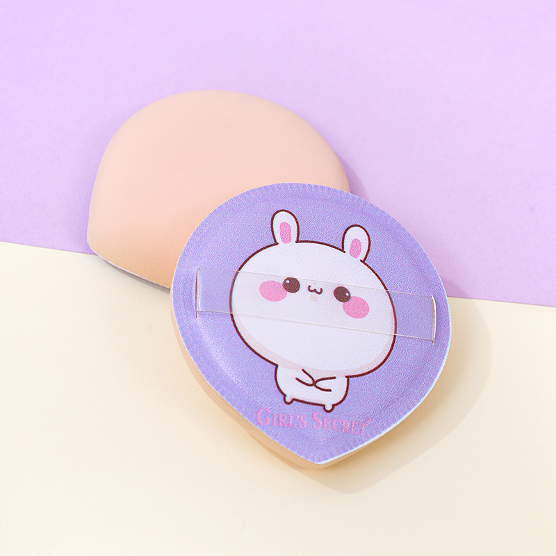 Personalizado de fábrica 100 puntos de soplo de polvo de algodón de azúcar sin comer polvo Q bomba conejo serie planeta gota de agua maquillaje esponja cojín de aire