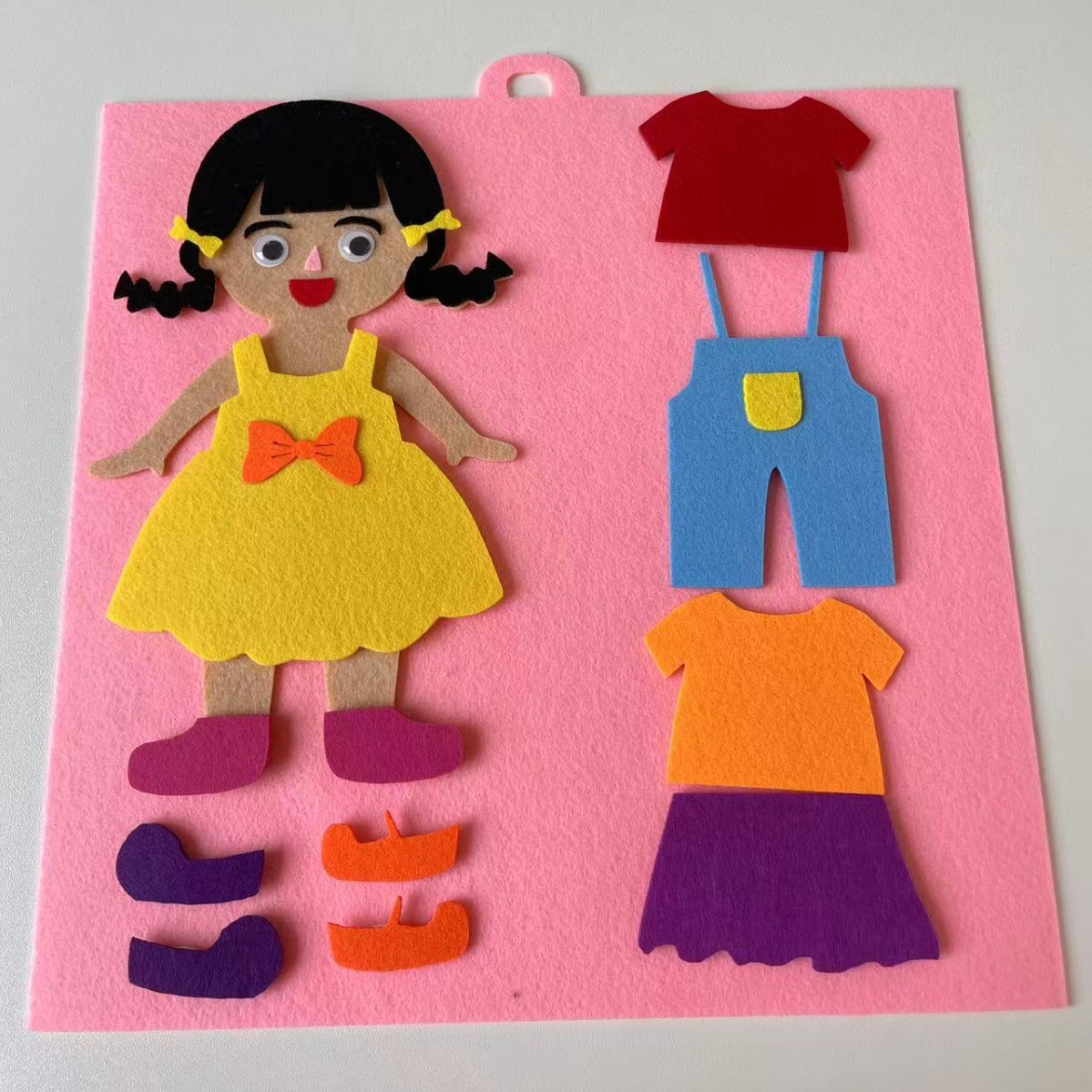 Jardín de infantes personajes de mano juguete área de rompecabezas actividad juguete ayuda didáctica clase pequeña tarjeta de material casero puzzle