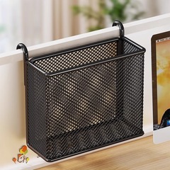 筆筒吊り式フック収納ケースオフィスデスクトップ仕切り屏風吊りかご壁掛け可能ステーションベッドサイド収納物