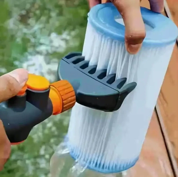 Оборудование для чистки бассейнов, щетка для фильтра с бумажным сердечником, ручная щетка для фильтра, очиститель картриджа для фильтра