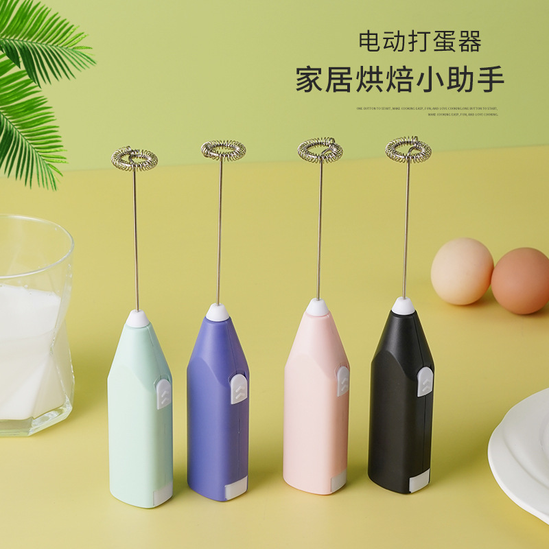工厂直供电动咖啡搅拌器 奶泡器手持打蛋器 打泡器蛋糕烘培打发器