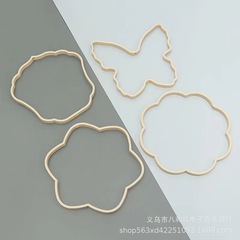 団扇diy材料包長柄古扇風機枠異形プラスチック扇子骨格漢服手作り扇子空枠