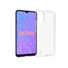 适用Nokia C210 4G光面点阵纹手机壳保护套tpu软胶配件透明素材