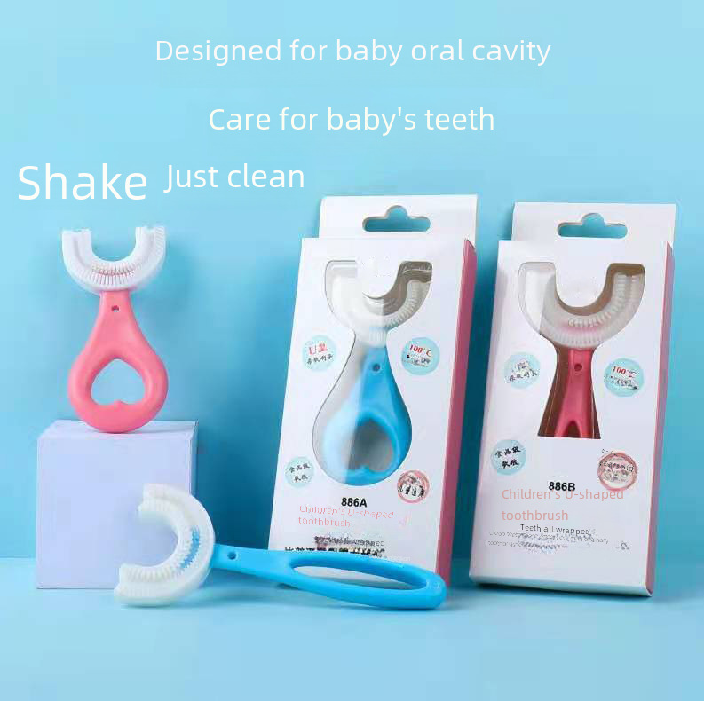 Children's silicone toothbrush