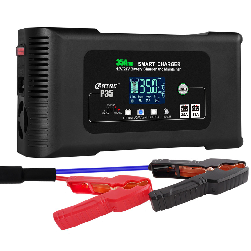 P35 car and motorcycle battery charger 12V35A24V18A lead-acid battery AGM smart repair charging P35 car and motorcycle battery charger 12V35A24V18A lead-acid battery AGM smart repair charging