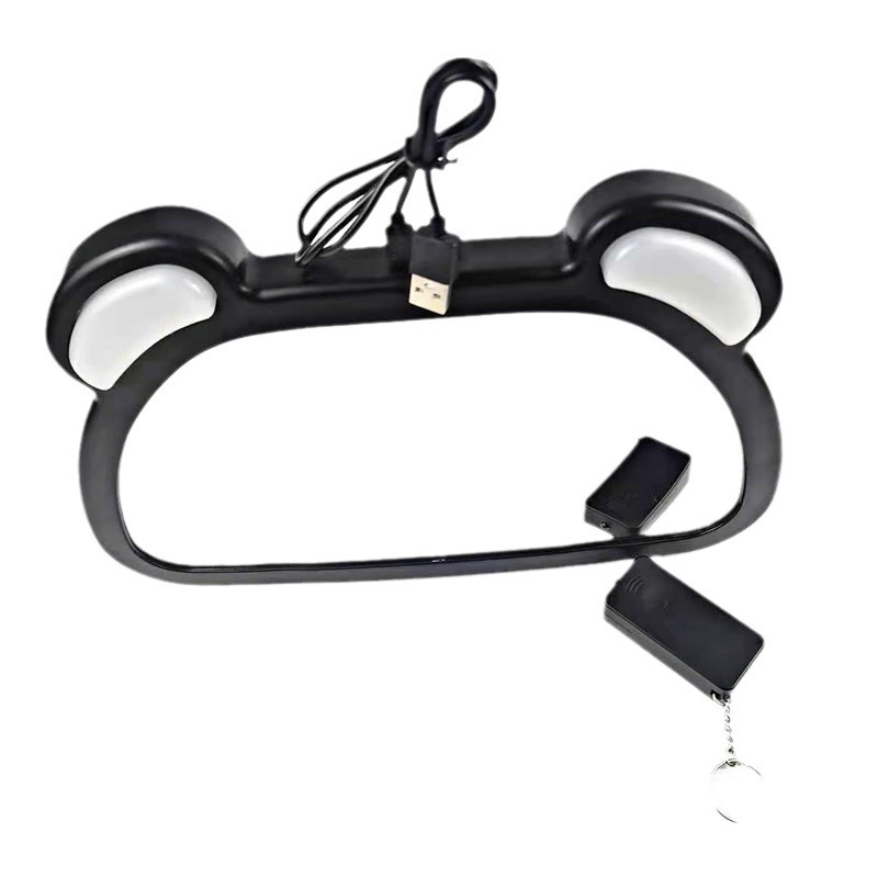 In-car baby rearview mirror car child car seat 360 ° rotating LED reflective auxiliary observation mirror