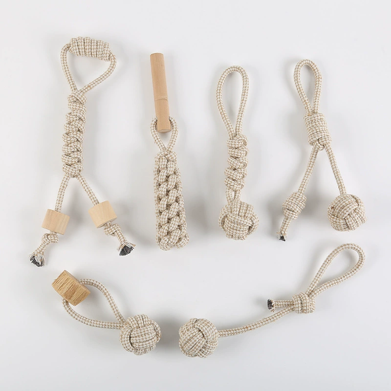 Домашние животные игрушечные шарики набор хлопка льна собака декомпрессионная игрушка морковь собака шлифовальные зубы чистящих ватные веревки игрушки оптом