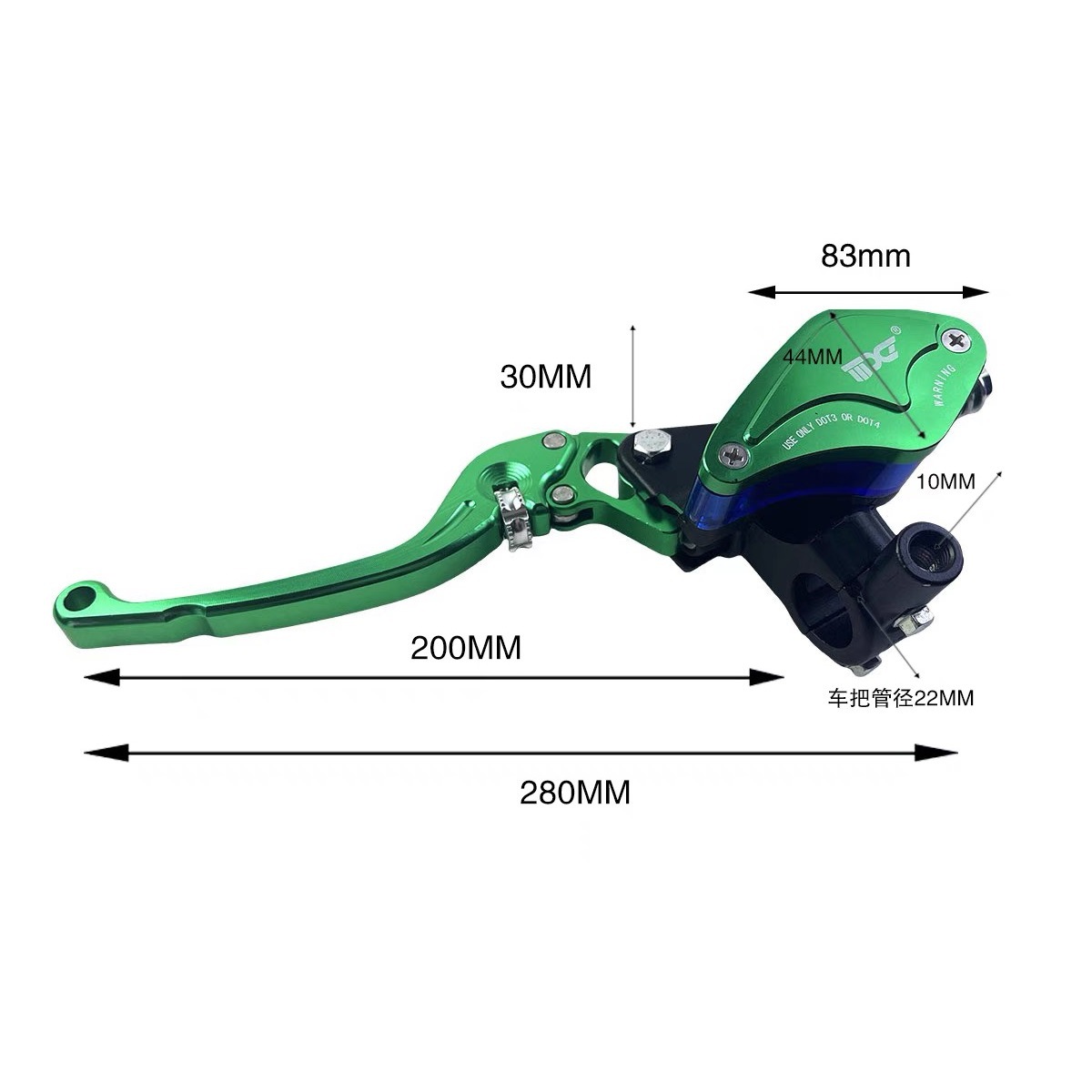 Motorcycle hydraulic clutch pump aluminum alloy CNC motorcycle accessories cable clutch modified hydraulic clutch