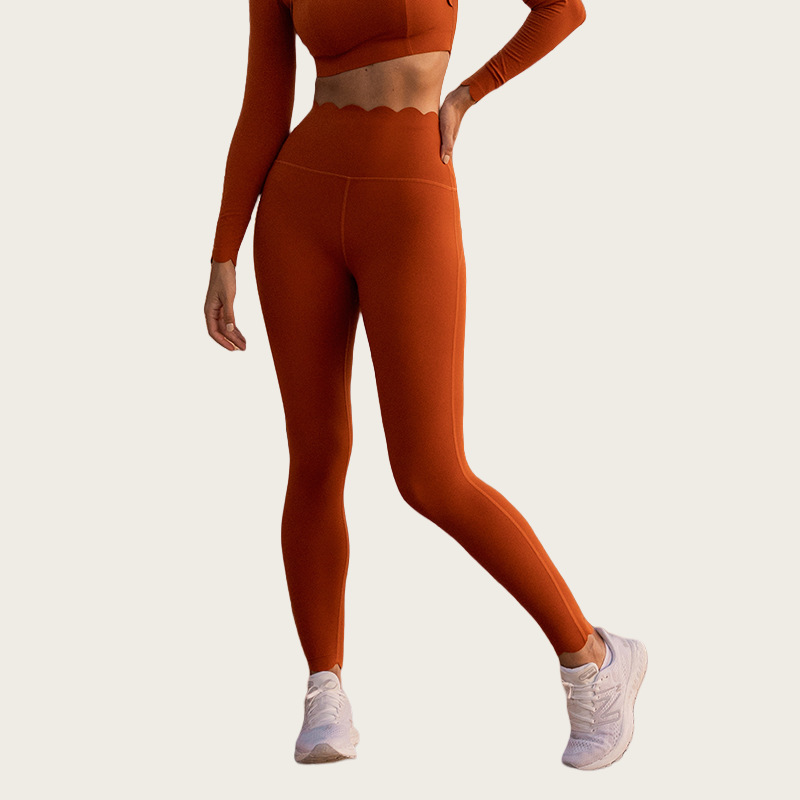 Sunset orange pants (lace)