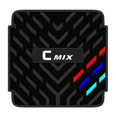 Suitable for Ninebot C80/C85 Rubber Foot Pads, Ninebot Electric Scooter Waterproof Three-Stripe Rubber Foot Pads (Electric vehicle foot mat) - black-three-poles