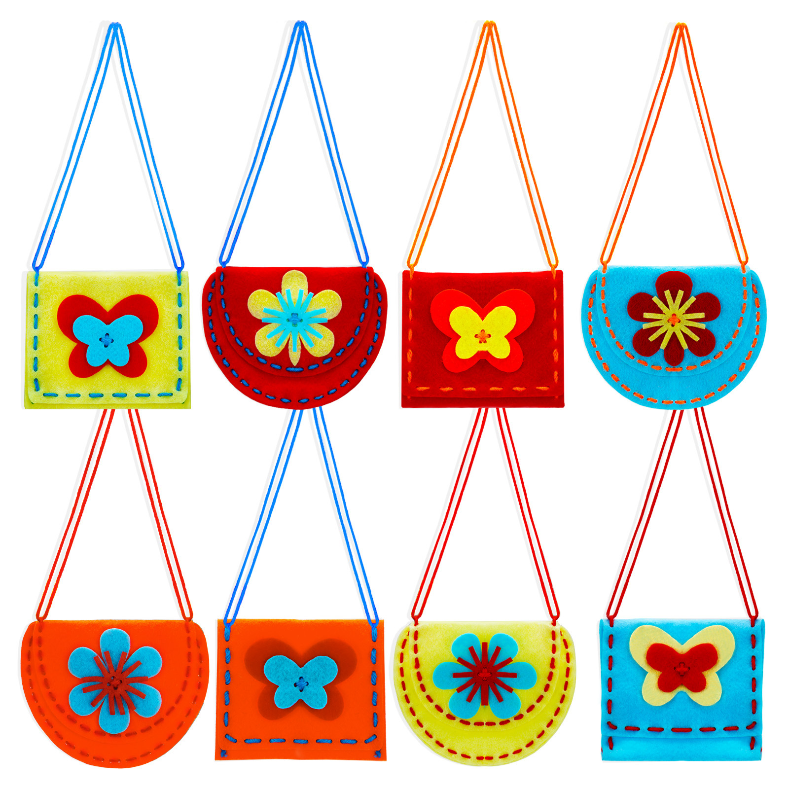 Transfronterizo nuevo traje de costura DIY 8 paquetes de principiante billetera traje hecho a mano niñas regalos hechos a mano