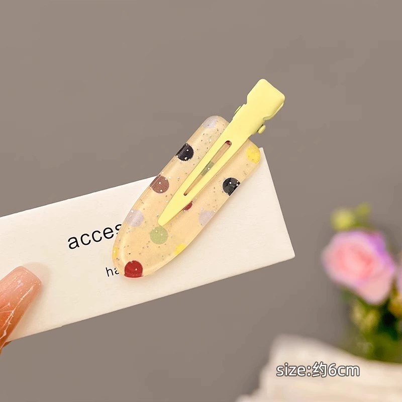 Заколка для волос Traceless серия «Grape» — 6×1,8 см фруктовые блёстки, лёгкая