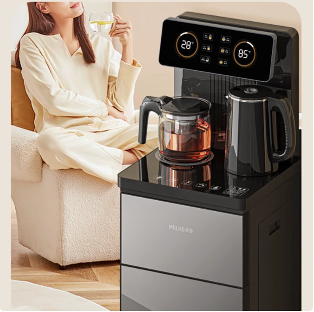 Meiling Tea Bar Machine My-C919 Warm and Cold Water Household Smart Vertical Water Dispenser with Bottom Water Tank Meiling Tea Bar Machine My-C919 Warm and Cold Water Household Smart Vertical Water Dispenser with Bottom Water Tank