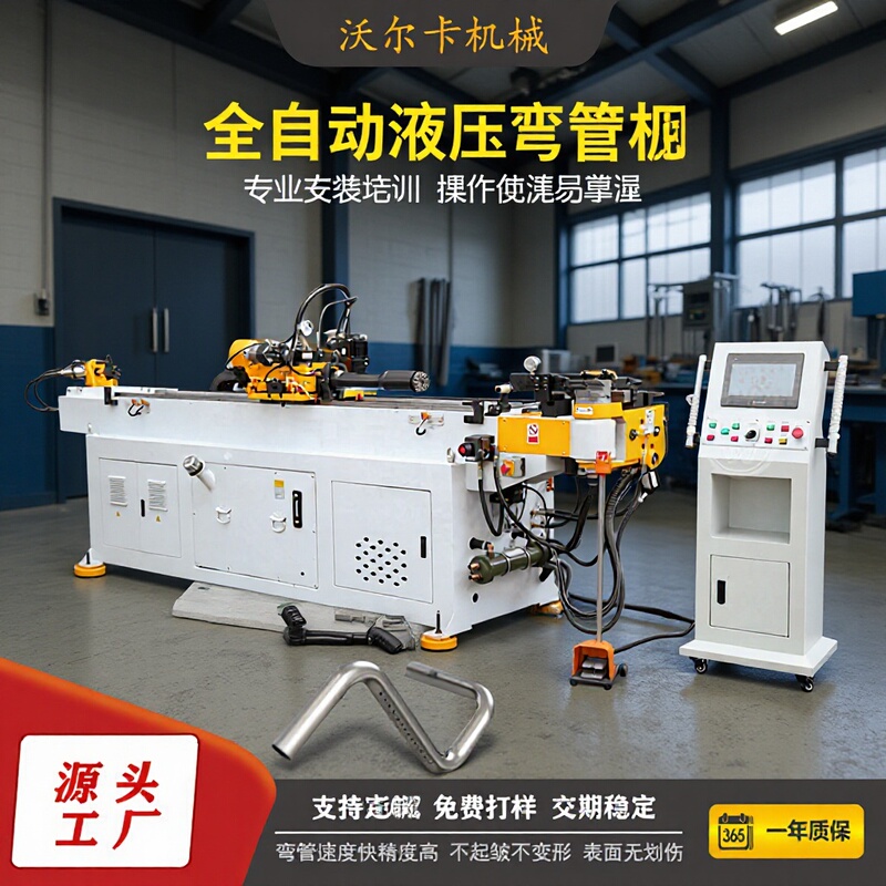 Pipe Bending Machine, Fully Automatic Cnc Single-Head Hydraulic Pipe Bending Machine, Snake-Shaped Bending, U-Shaped Bending, S-Shaped Stainless Steel Pipe Bending Machine