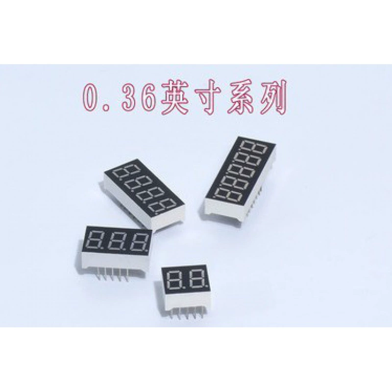 Цифровая трубка 0,36 дюйма 1/2/3/4 бит котеналия/соян красный подсветка цифровой трубки