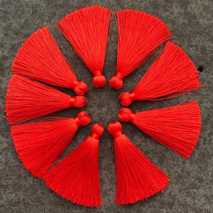 现货批发涤纶无头流苏8CM流苏穗服装辅料窗帘流苏吊穗DIY饰品配件