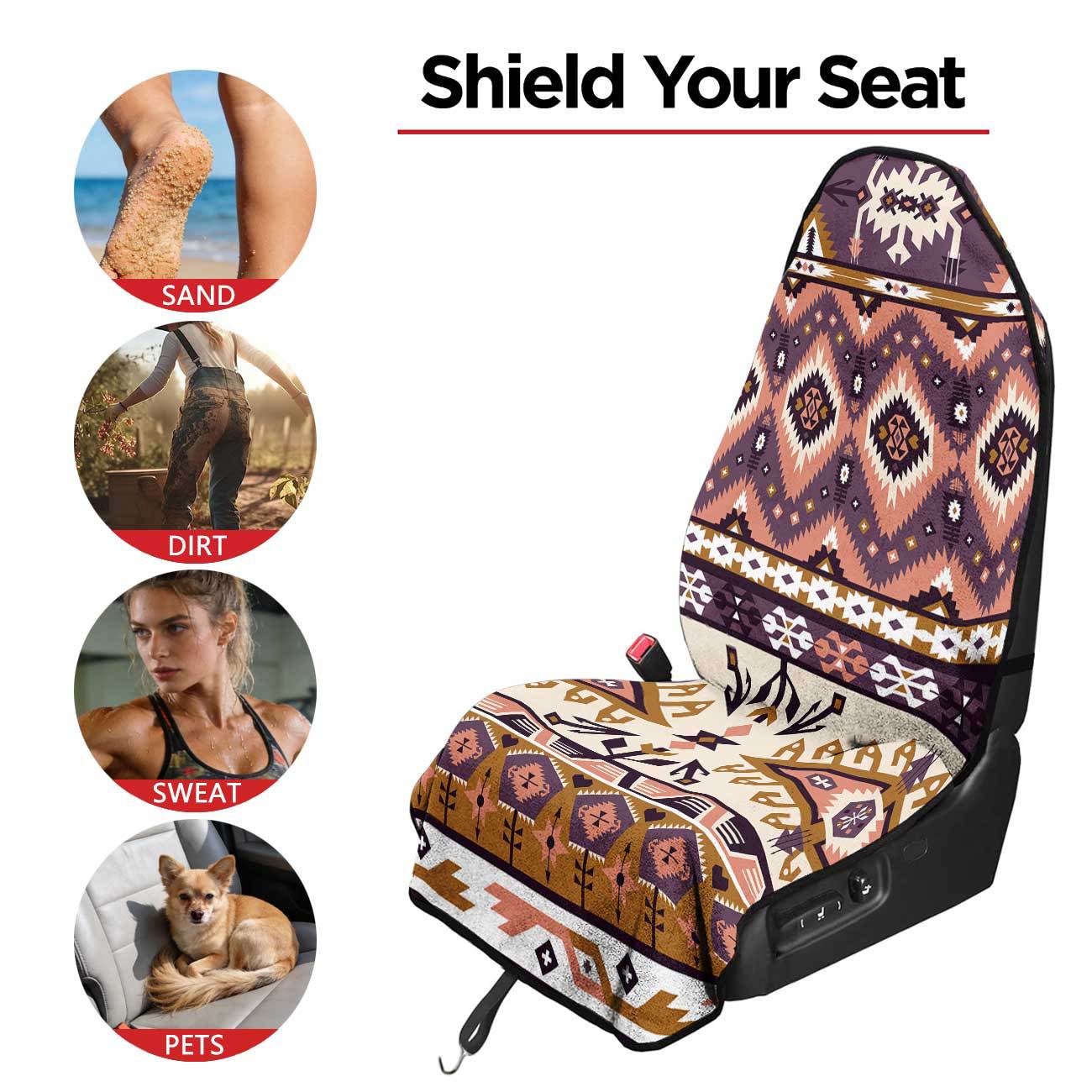 Car seat towel cover front seat protector suitable for gym and exercise, universal for all seasons, car use 31