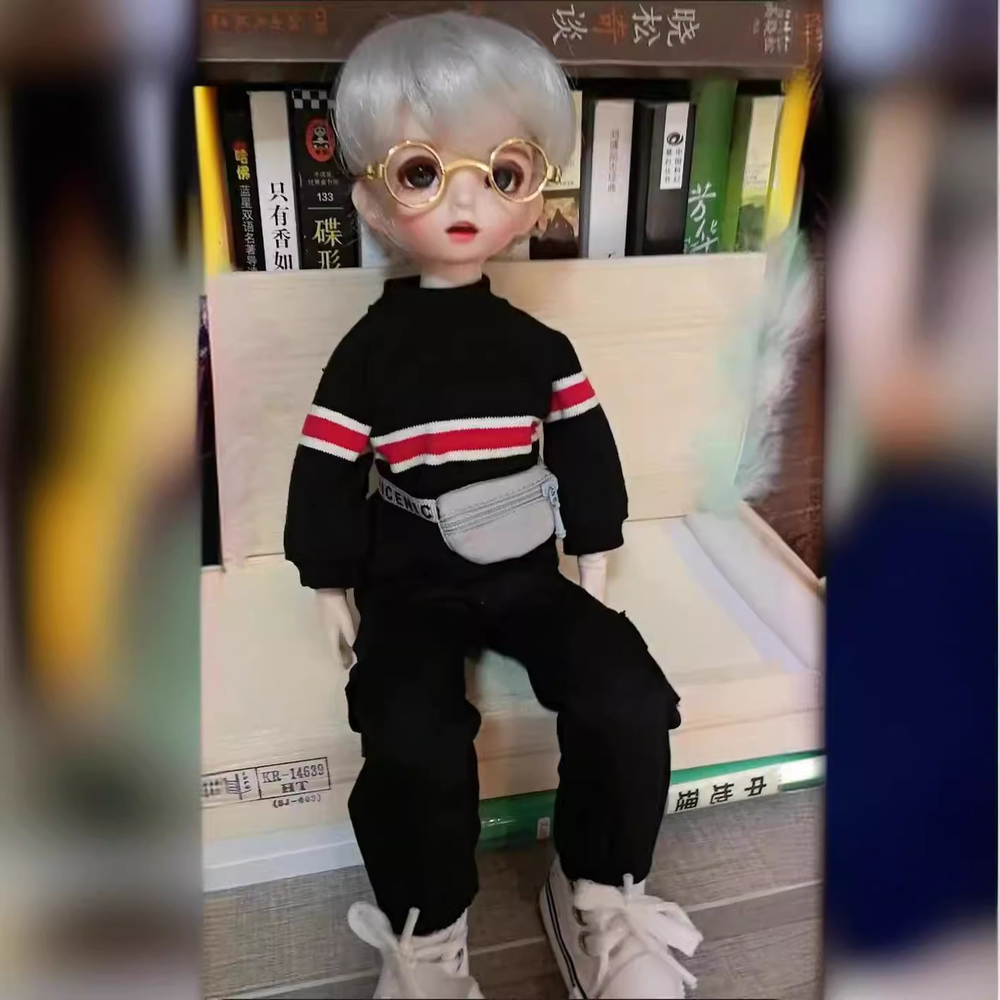 Ob11 bolsa de hombro 6 puntos/8 puntos/12 puntos bjd muñeca de juguete universal bolsa pequeña bolsa DOD bolsa de mensajero bolsa de viaje