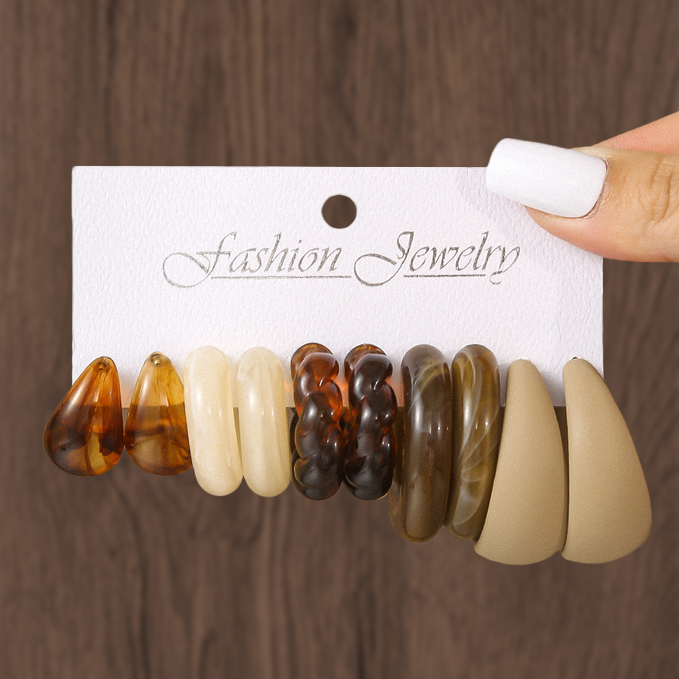 Geometrisches Ohrhänger Set Modisch Einzigartig Für Damen_voghion.com