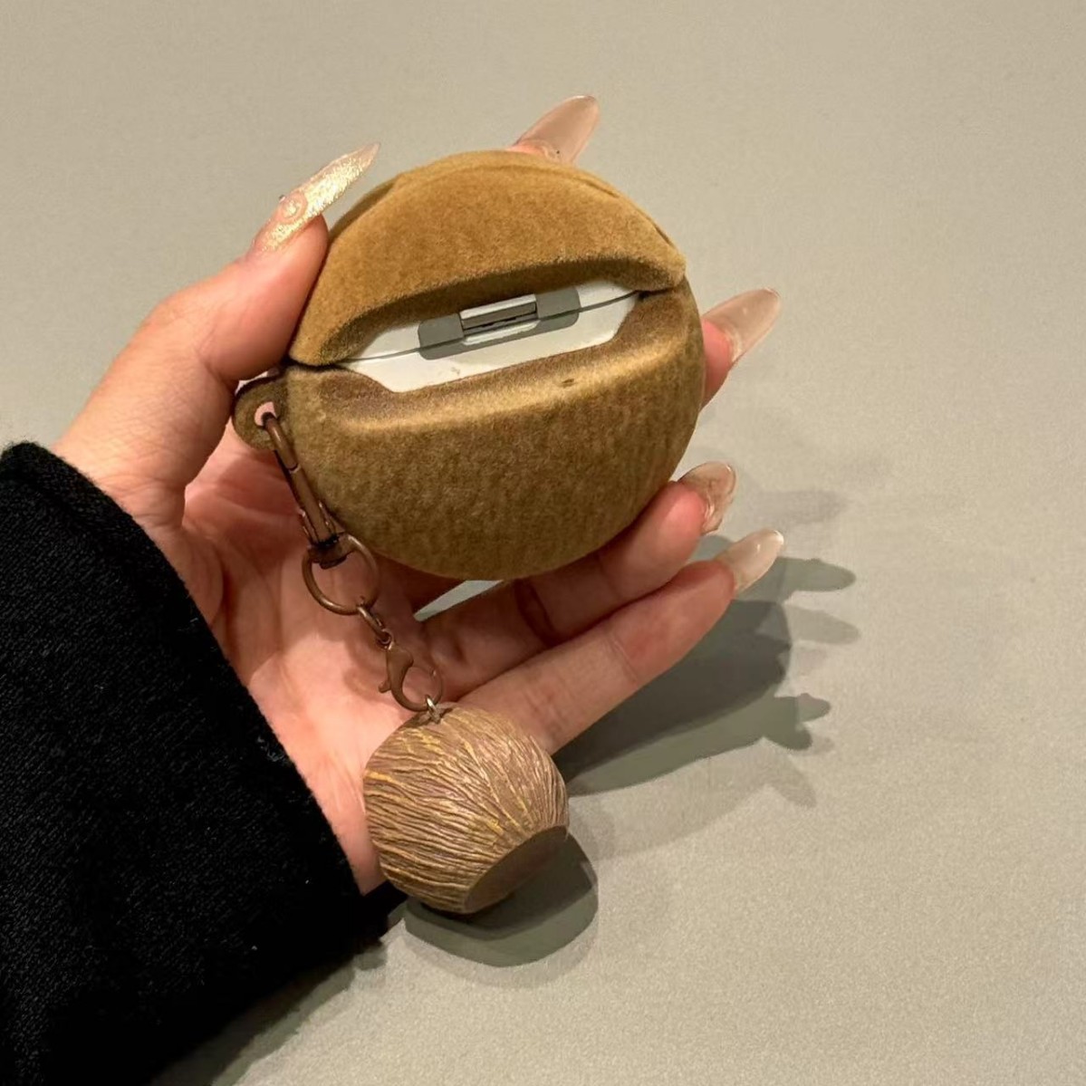 Verano estereoscópico coco cubierta de auriculares para airpods3 caída airpodsspro2 cascas de auriculares airpods4
