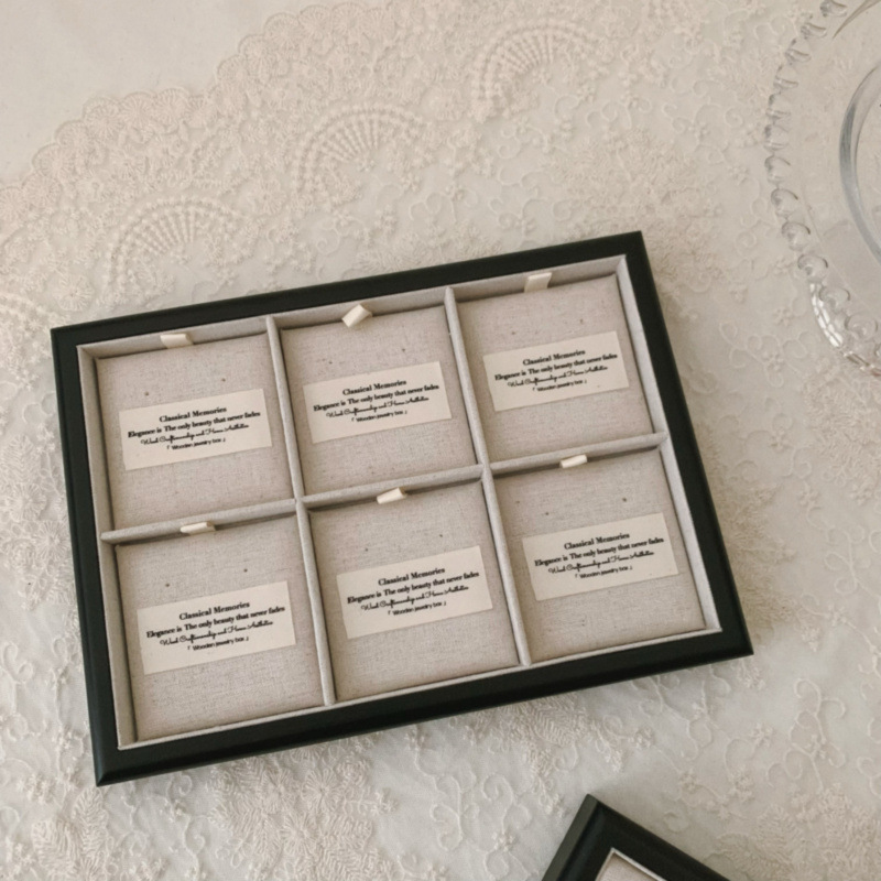 프렌치 블랙 린넨 소프트백 6