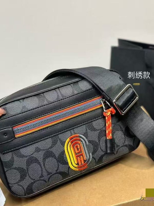 Ole メンズ クロスボディバッグ 大容量 メンズ カメラバッグ レターコントラスト ショルダー クロスボディバッグ ファッショナブルなメンズバッグ|undefined