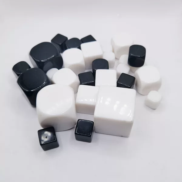 Each specification right angle rounded blank smooth dice plate dice writing dice sieve printing engraving color