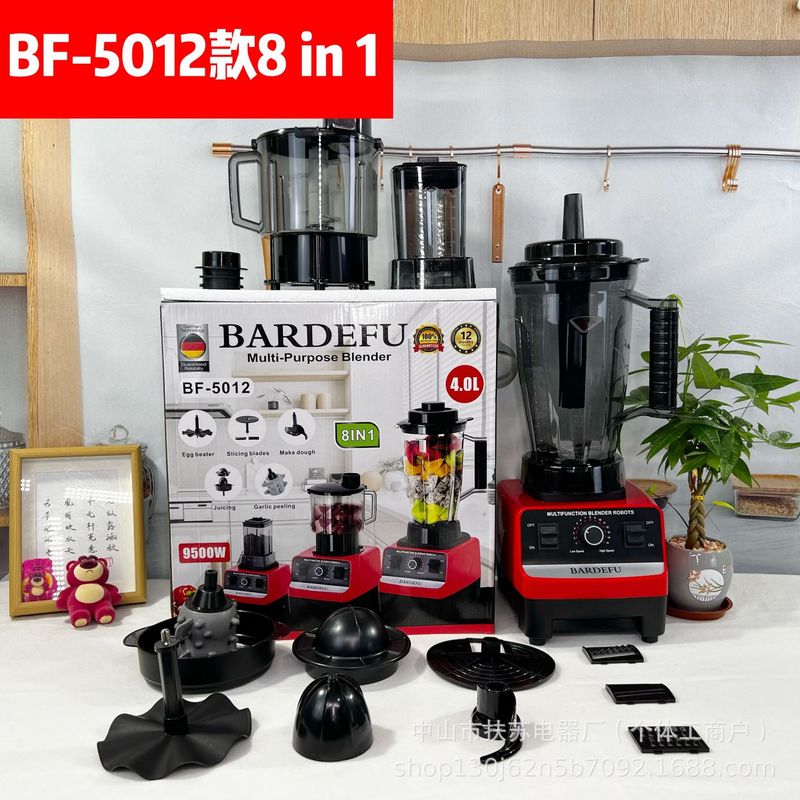 4L8in1blender跨境北美欧不锈钢大容量金属破壁机榨汁机绞肉机|undefined