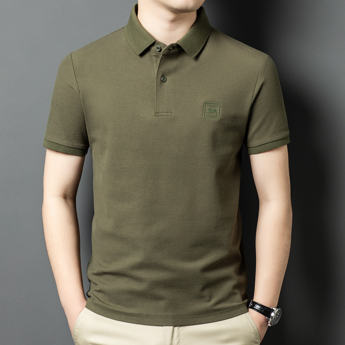 Cotton summer polo