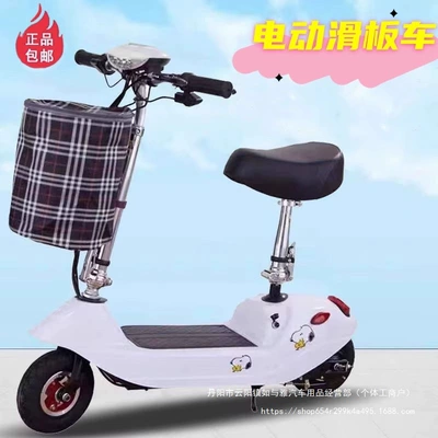 Electric Scooter, Mini Electric Car, Adult Commuting to Work, Small Scooter, Girl's Little Dolphin Battery Available for Wholesale