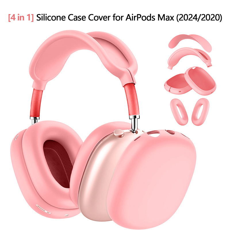 AirpodsMax Protective Case Cross-border Hot Selling Suitable for Apple Headset Silicone Jacket TPU Protective Case