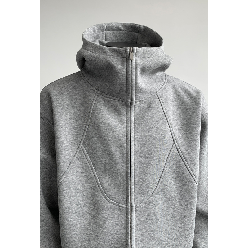 American Heavyweight Deconstructed Herren-Sweatshirt im trendigen Herbst-Design mit Patchwork-Elementen – vielseitig und elegant._voghion.com