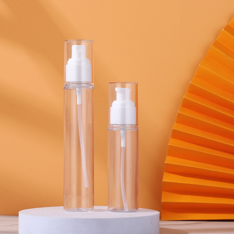 现货厂家30ML全罩喷雾瓶乳液瓶60ML医药喷剂80ML按压护肤品塑料瓶