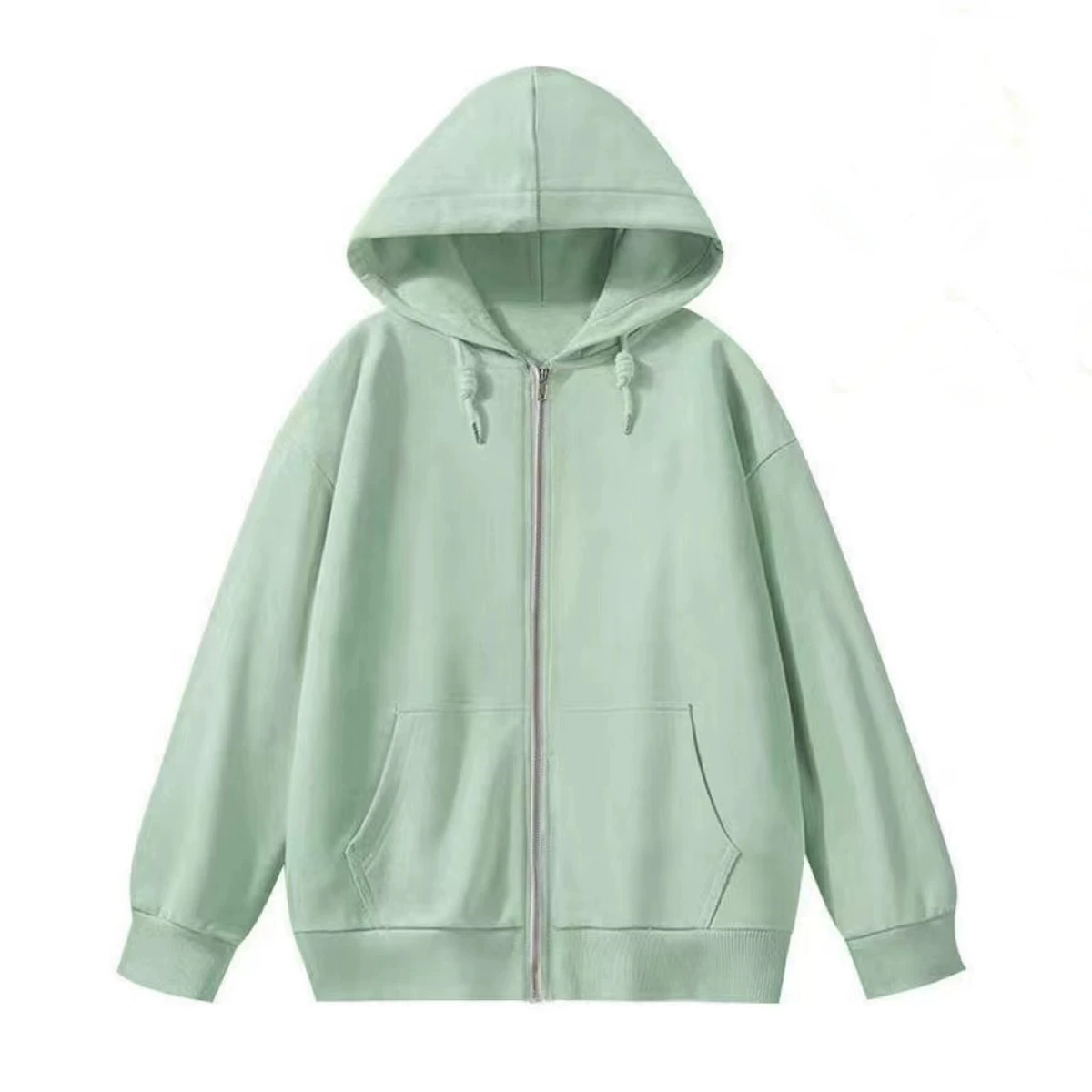 Трансграничная внешняя торговля кардиган с капюшоном свитер женская весна и осень тонкая свободная дикая повседневная ленивая куртка с длинными рукавами женская волна