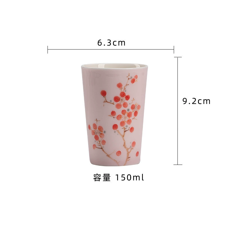 Tea cup, ceramic small modern set handmade, Cola, simple and elegant design, Chinese style