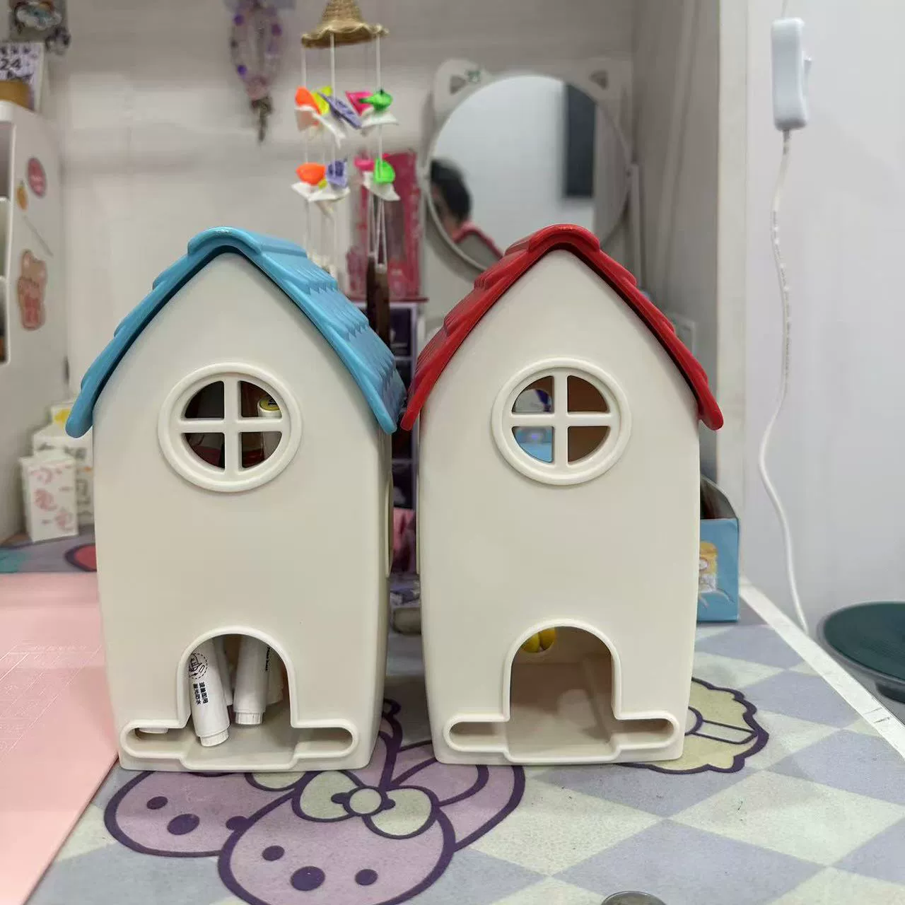 Творческий персональный рабочий стол для студентов пылезащитный держатель для ручки в офисе большой емкости