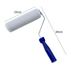 Manufacturer wholesale hot melt no dead angle fine hair roller brush wool sponge paint roller brush latex paint roller brush