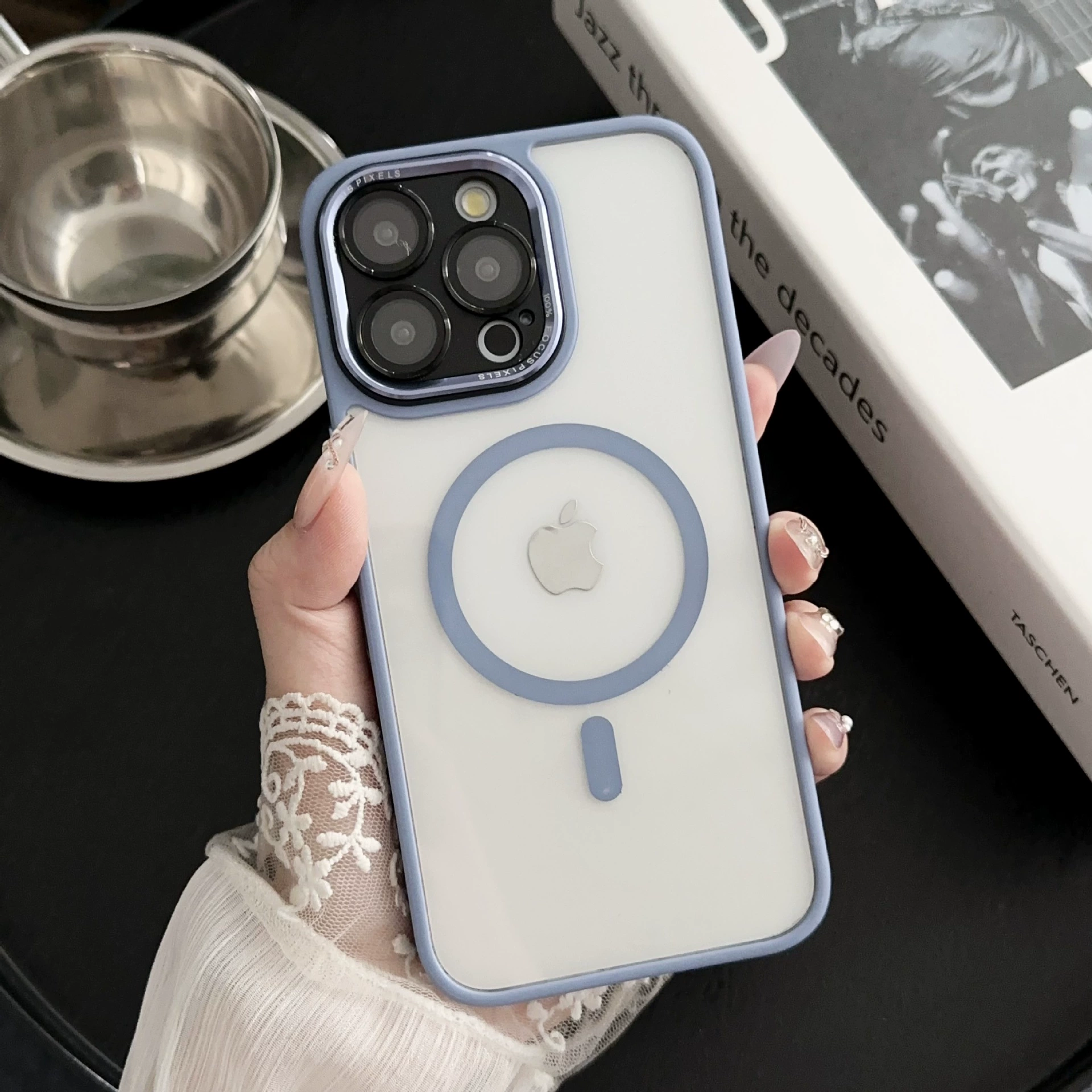 Apple, совместимый прозрачный чехол для iPhone 16, металлический чехол для телефона, защита камеры, защитный чехол, защита от падений