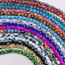 千花琉璃眼睛圆珠恶魔之眼穿孔散珠diy手链项链饰品配件厂家直销
